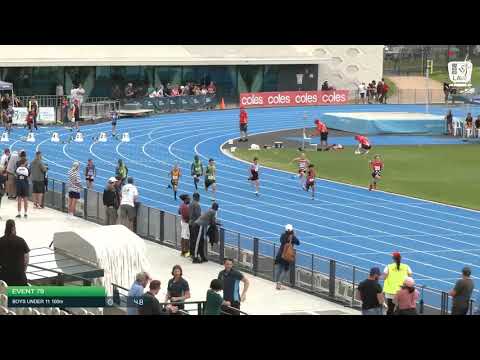 Boys Under 11 100m H11 - 2020 State Combined Events Championships // LAVicTV