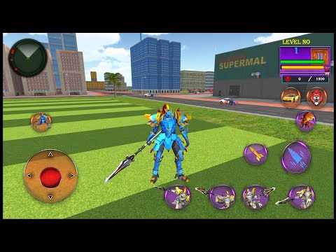 Royal Dragon Robot Car Transform Game - Android Gameplay
