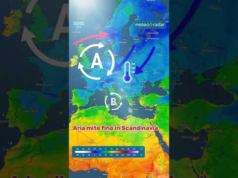 Ondata di freddo seguita da una forte alta pressione su tutta Europa