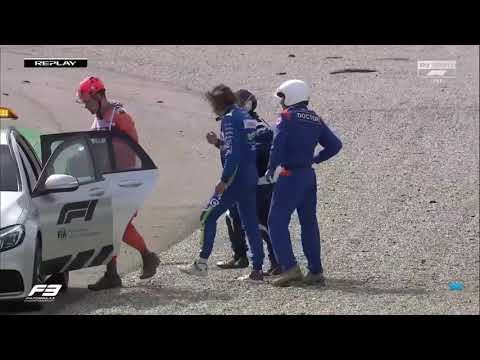 Alex Peroni Crash  F3 Monza 2019