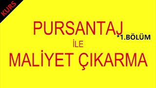 YAPILACAK İŞİN MALİYETİNİ ÇIKARMA VE TEKLİF VERME | 1.BÖLÜM | #İHALEYENASILGİRİL