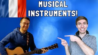 MUSICAL INSTRUMENTS ft. Music with Mr McNulty 🎸 Learn French for Kids 🇫🇷