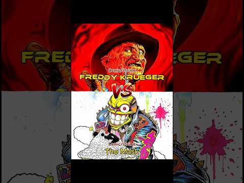 Freddy Krueger vs The Mask #edit #trending #comics #viral #vs #debate #fypシ #fire