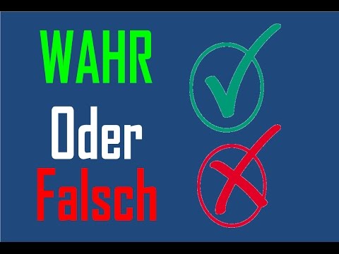 Wahr oder Falsch Quiz