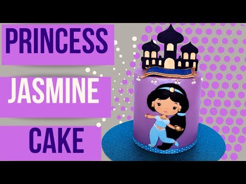 Princess Jasmine Cake Tutorial - Disney's Aladdin