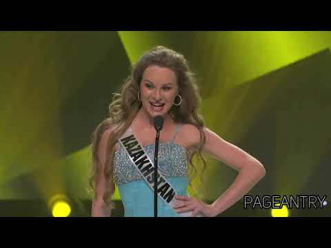 MISS UNIVERSE 2011 Preliminary Competition - Contestant Introductions