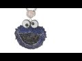 Custom Designer Icedout Multi Tone Elmo Puppet Pendant