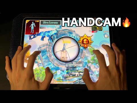 Best HANDCAM 6 Finger iPad Pro 12.9 M2 chip🔥② | Solo vs Squad - PUBG Mobile
