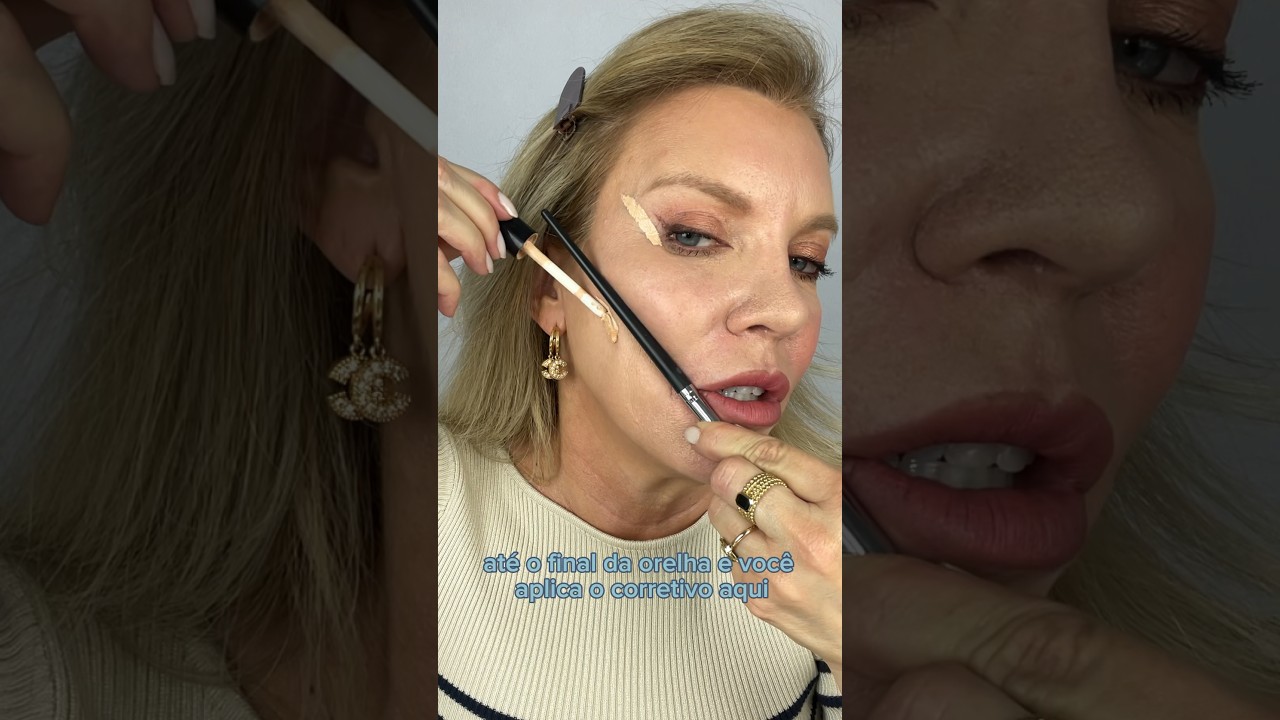 Não erre mais no contorno e blush. #maquiagempelemadura #contorno #makeup