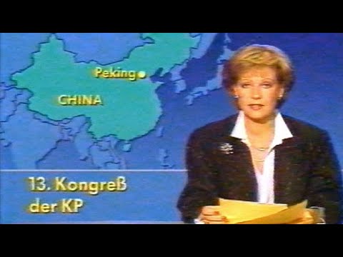 Tagesschau - Nachtgedanken - Sendeschluss  25.10.1987