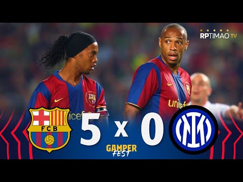 Barcelona 5 x 0 Inter (Ronaldinho x Adriano) ● Joan Gamper 2007 Extended Goals & Highlights HD