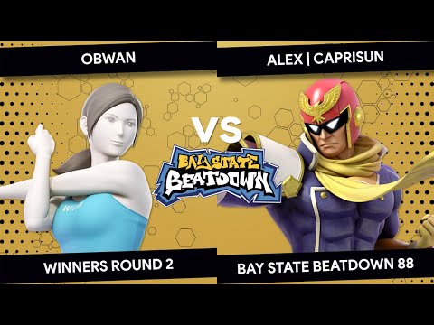 Bay State Beatdown 88 - Obwan (Wii Fit Trainer) vs Alex | Caprisun (Captain Falcon) -Winners Round 2