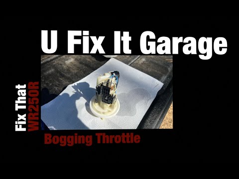 WR250R Bogging Throttle Fix
