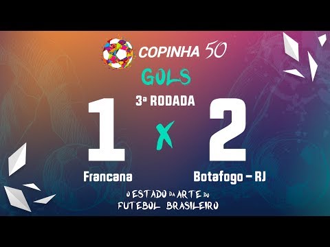 Gols de Francana 1 X 2 Botafogo - RJ, Copinha 2019