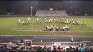 preview picture of video 'Arcadia Redskin Marching Band - Maumee Contest 10/08/11'