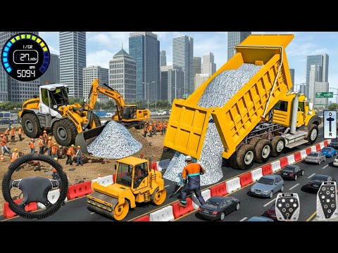 New JCB Simulator 2026 - Real Excavator Game Construction Simulator 3D - Android Gameplay