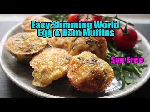 EASY Slimming world Egg & Ham Muffs SYN FREE