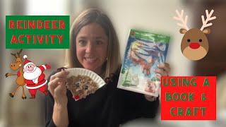 Speech Therapy Using a Reindeer Activity and working on the /r/ sound Rudolph the Red Nose Reindeer