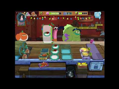 SpongeBob: Krusty Cook-Off - The Salty Spitoon - Level 5 - No Boosters - FULL STORY - CaroGamesNL
