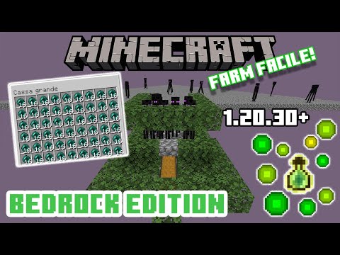 *NEW* La MIGLIORE FARM di ENDERMAN (EXP, Ender Pearl) per Bedrock Edition 1.20.30+ || MINECRAFT ITA