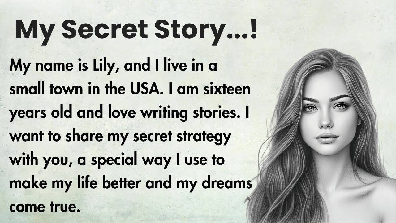 My Secret Story || Learn English Through Stories || Improve English || Graded Reader