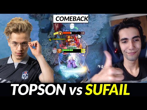 TOPSON Omniknight vs SUMAIL Clink in the same lane - Face to face brother fight