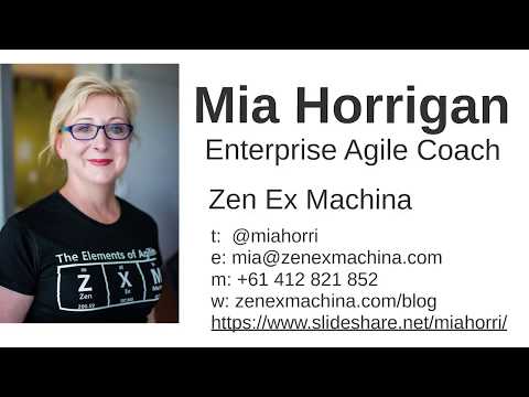 Agile NZ 2017 Day Two - Mia Horrigan