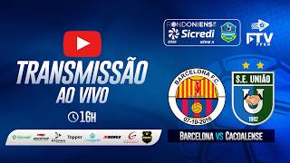 BARCELONA RO x S.E CACOALENSE | RONDONIENSE SICREDI 2026 - 8ª RODADA | FTV FFER