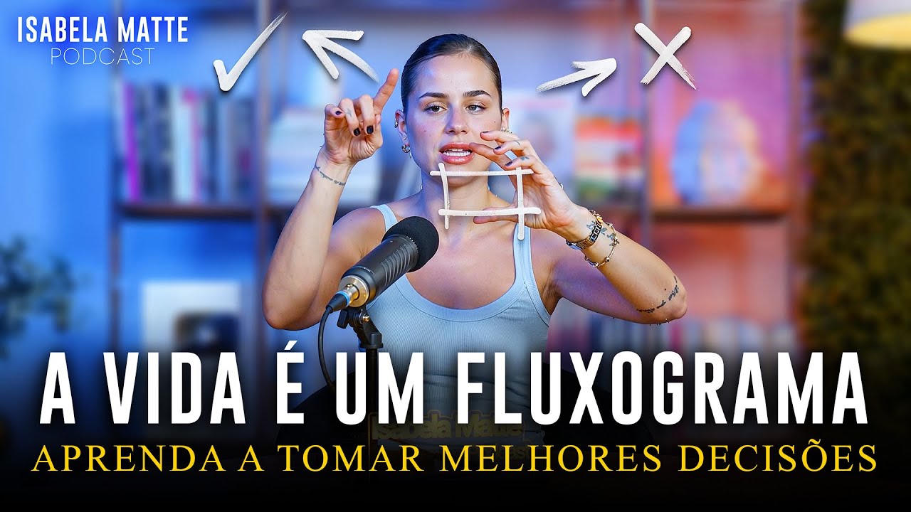 A nossa VIDA é um FLUXOGRAMA: Recomeçar e Tomar Melhores Decisões | Isabela Mat Podcast
