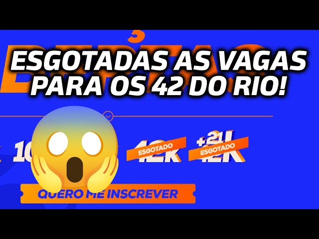 ESGOTADAS as inscrições para a MARATONA DO RIO (E desafio Cidade Maravilhosa)