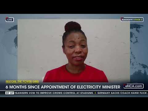 Discussion Six months since appointment of Electricity Minister
