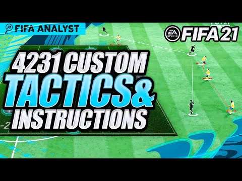 4-2-3-1 CUSTOM TACTICS FIFA21