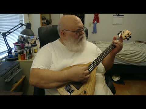 G.S.Monroe Beer Belly Electric Tenor Guitar 2025 - Natural image 8