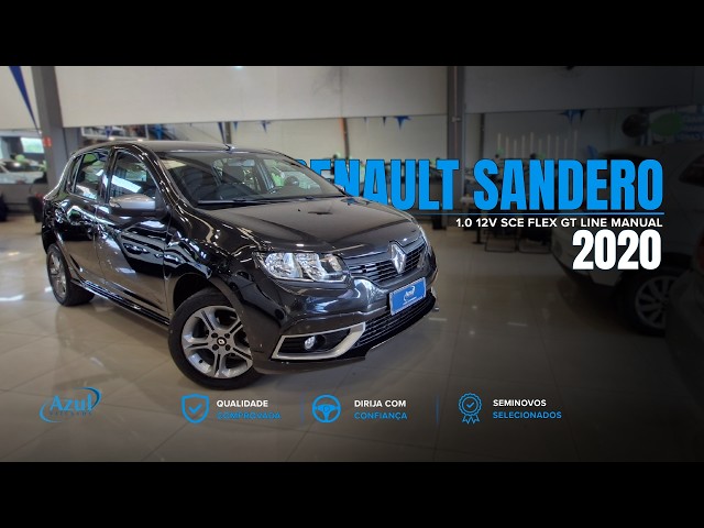 Vídeo RENAULT SANDERO 1.0 12V SCE FLEX GT LINE MANUAL