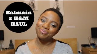 BALMAIN x H&M HAUL & GIVEAWAY | LaideeA86