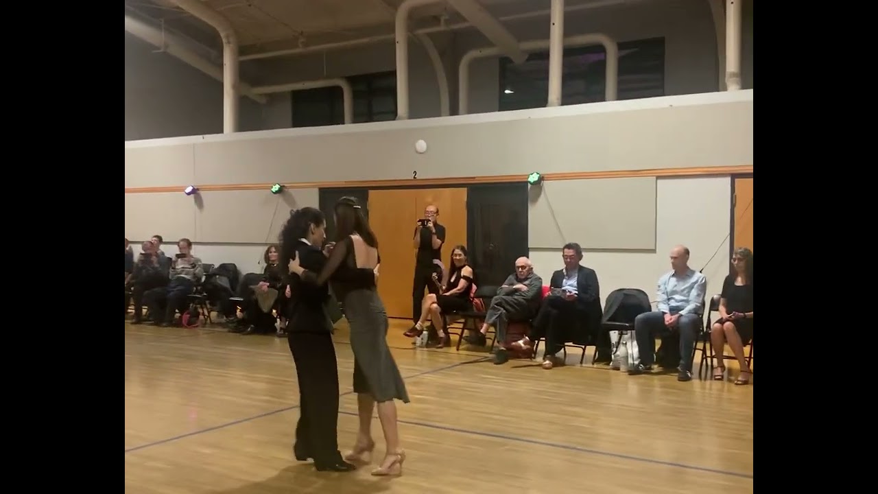 Maria Elena Ybarra y Hoi Shan Leung 2nd tango performance at Viva Tango in Princeton NJ on 20230302.