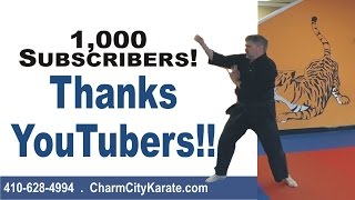 preview picture of video 'Charm City Karate 1000 Subscribers Thank You Video - 100 Techniques in a row'