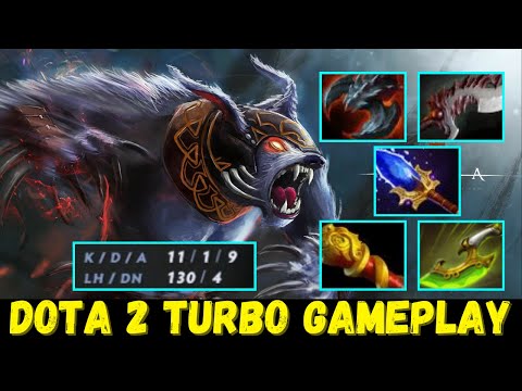 [Turbo Mode] Dota 2 Ursa Hard Carry Raid Boss Build & Epic Outplays