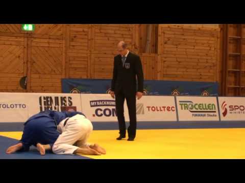 Judo Veterans EM 2011 M3 -73kg Baur - Traavik