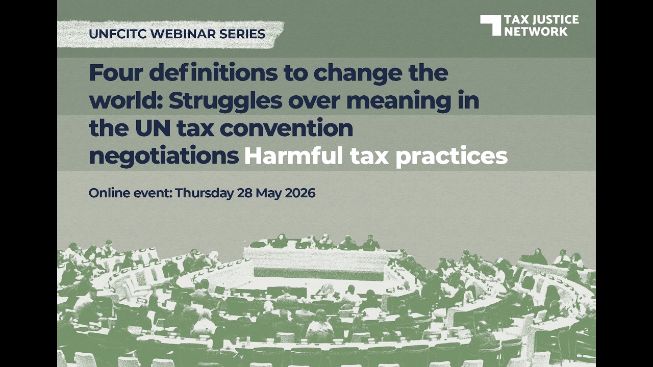 Four definitions to change the world webinar series: Harmful tax practices