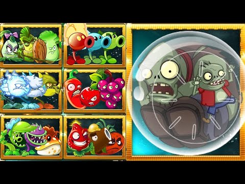 Random 30 Team Plants vs 3 Hamster Ball Zombie - Who Will Win? - PVZ 2 Challenge