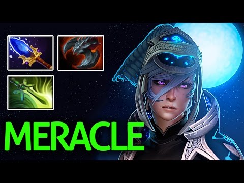 Meracle Luna Intense Builds Aghanim's Scepter Dota2 Gameplay