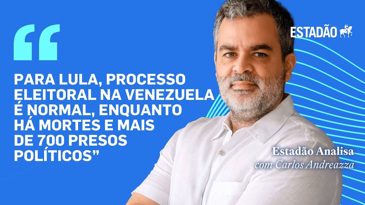 Andreazza: "Para Lula, tudo normal na Venezuela, enquanto há mortes e mais de 700 presos políticos"