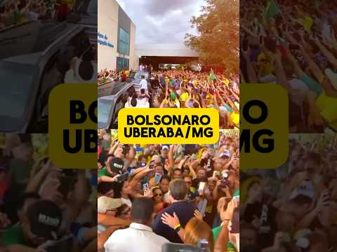 Bolsonaro arrastando multidões.