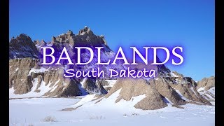 South DAKOTA | Badlands National Park in Winter | Best place to visit in the Dakotas