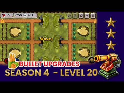 Battle Strategy: Tower Defense - Season 4 Level 20 (Bullet Upgrades) Walkthrough