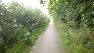 preview picture of video 'Bikeroad 'Sprikkenburg' along Van Starkenborghkanaal, Groningen, Netherlands'