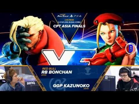 SFV: Bonchan vs Kazunoko CPT Asia Finals Top 16 - Capcom  ProTour2016
