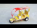 How To Make Tuk Tuk Taxi At Home Diy Matchbox Auto Rickshaw