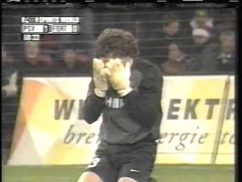 2000 (December 20) PSV Eindhoven 1- Fortuna Sittard 1 (Dutch Eredivisie)